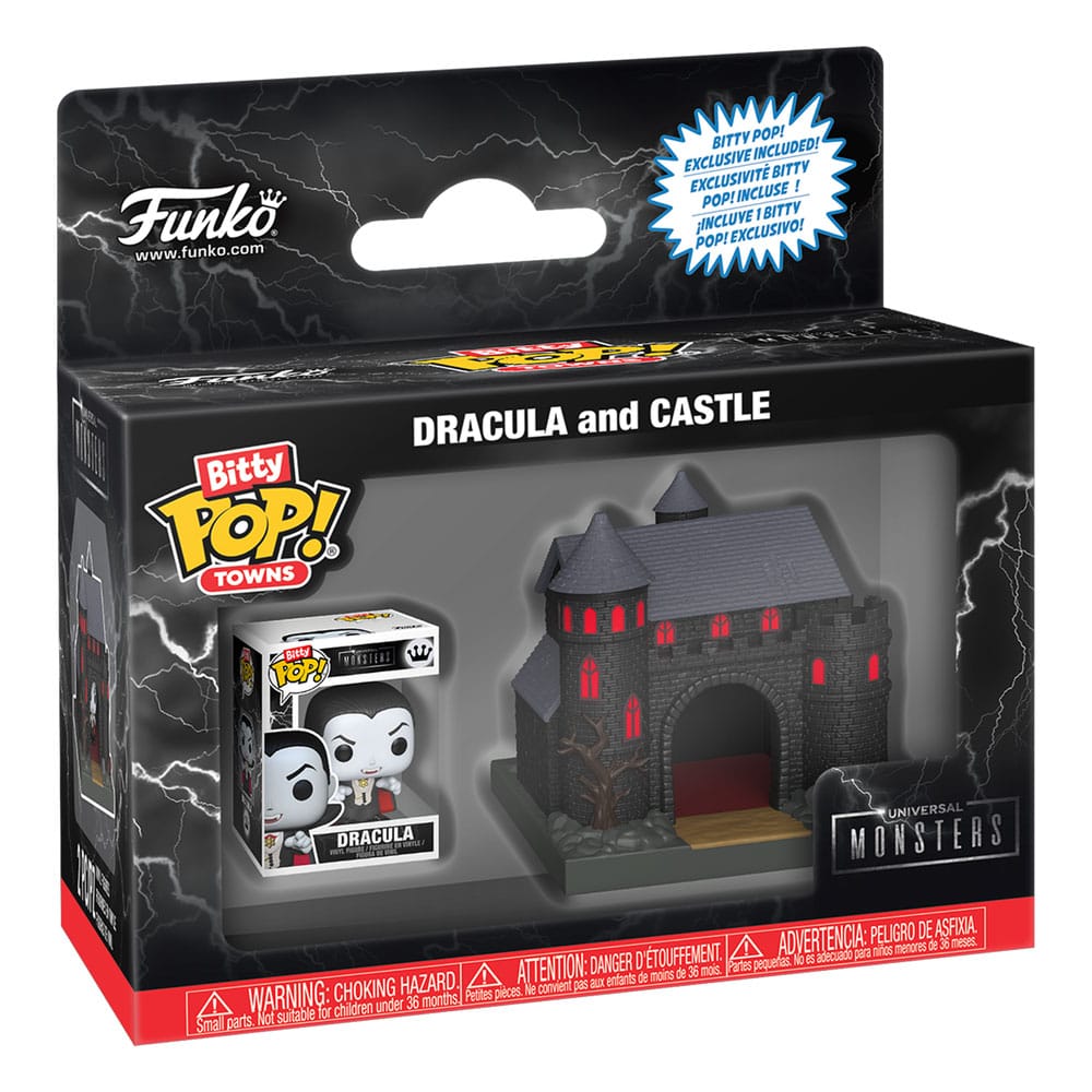 Universal Monsters Bitty POP! Towns Vinyl figurine Dracula with Castle