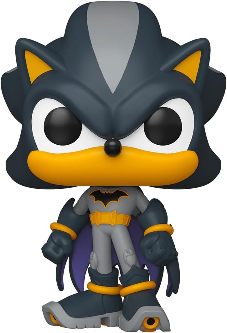 DC's Justice League and Sonic the Hedgehog POP! Movies Vinyl figurines Shadow/Batman 9 cm