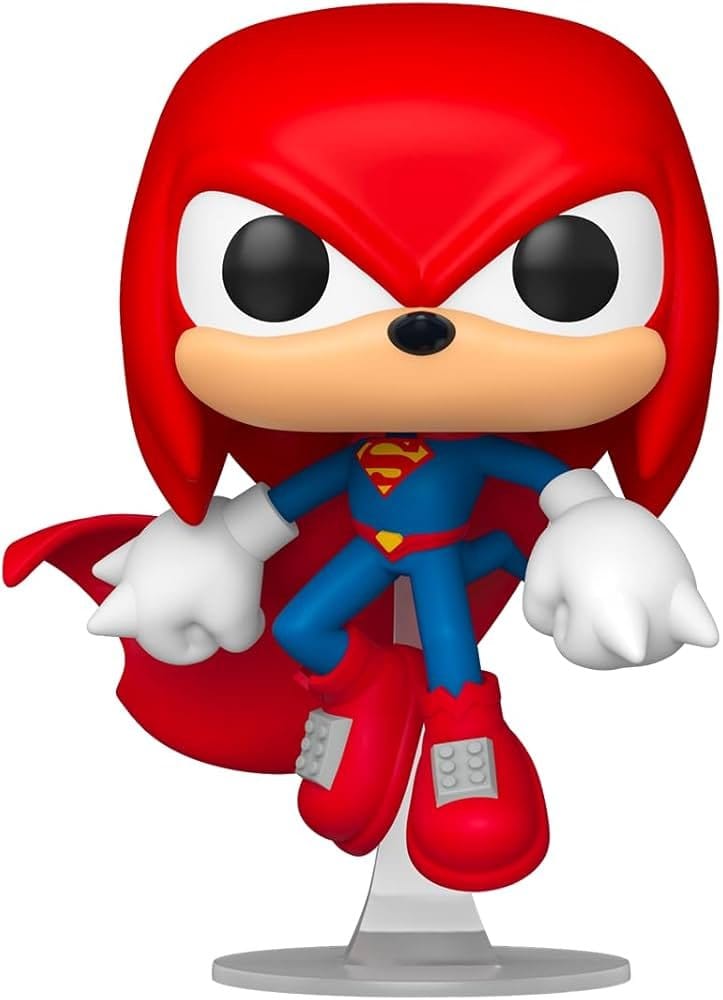 DC x Sonic the Hedgehog POP! Heroes Vinyl figurine Knuckles as Superman 9 cm