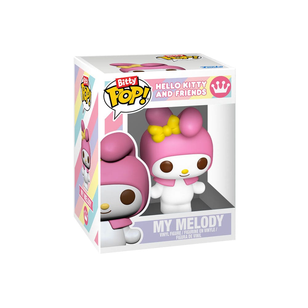Hello Kitty pack 2 Bitty POP! Vinyl figurines My Melody&Kuromi 2 cm