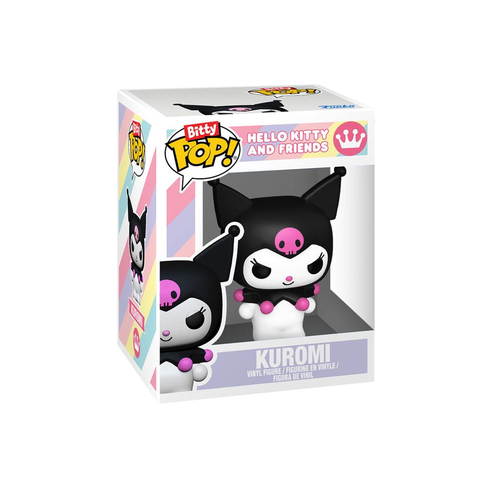 Hello Kitty pack 2 Bitty POP! Vinyl figurines My Melody&Kuromi 2 cm