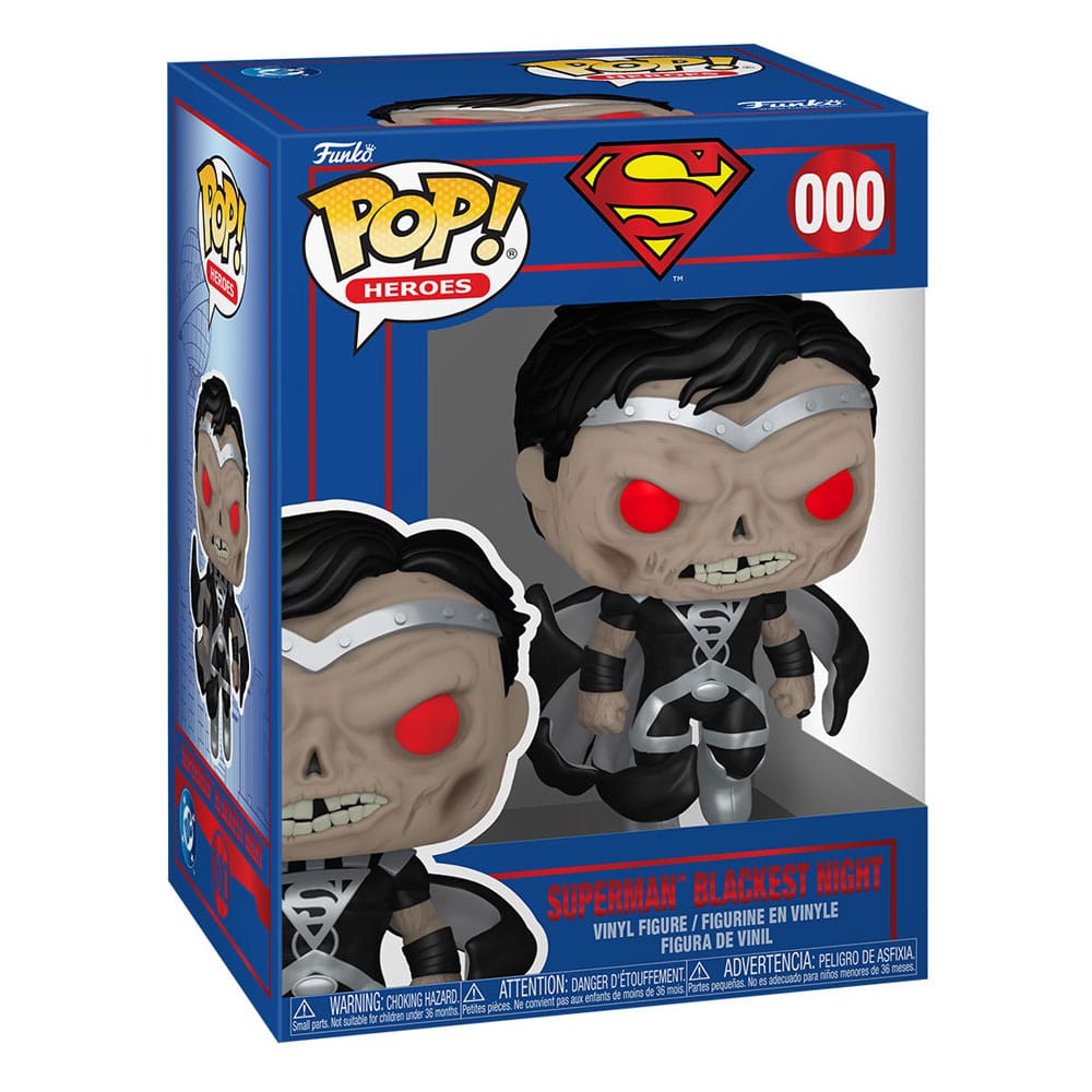 DC Comics POP! Heroes Vinyl figurine Superman Blackest Night 9 cm