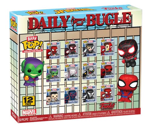 Spider-Man presentoir figurines Bitty POP! Vinyl Multipack 2,5 cm (12)