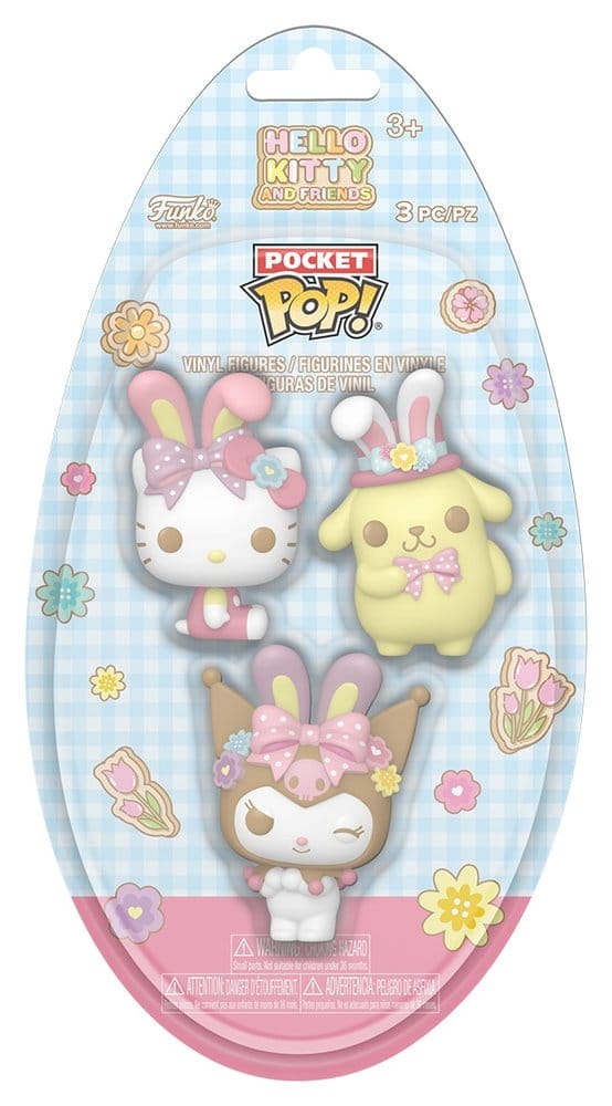 Hello Kitty figurine Pocket POP! Vinyl Easter Egg 3-Pack HK 4 cm