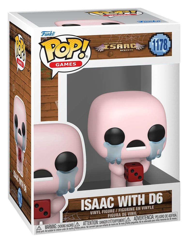 Binding of Isaac POP! Games Vinyl Figurine Isaac w/dice 9 cm