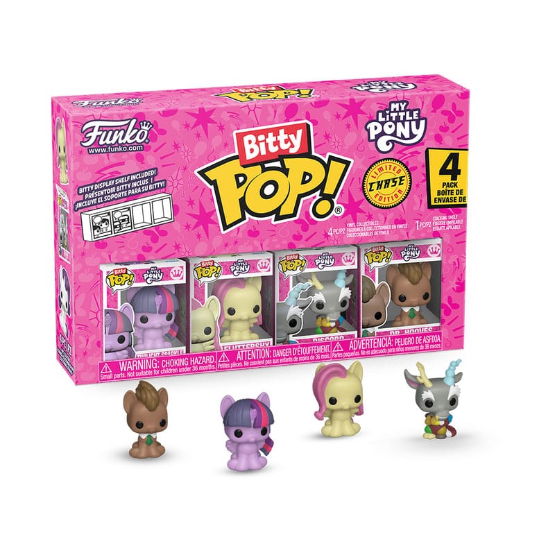 Mon Petit Poney pack 4 figurines Bitty POP! Vinyl TwilightSparkle w/CH 2,5 cm