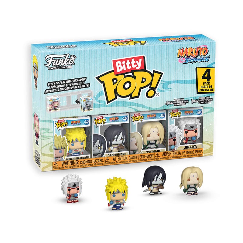 Naruto Shippuden pack 4 figurines Bitty POP! Vinyl Team 2 2,5 cm
