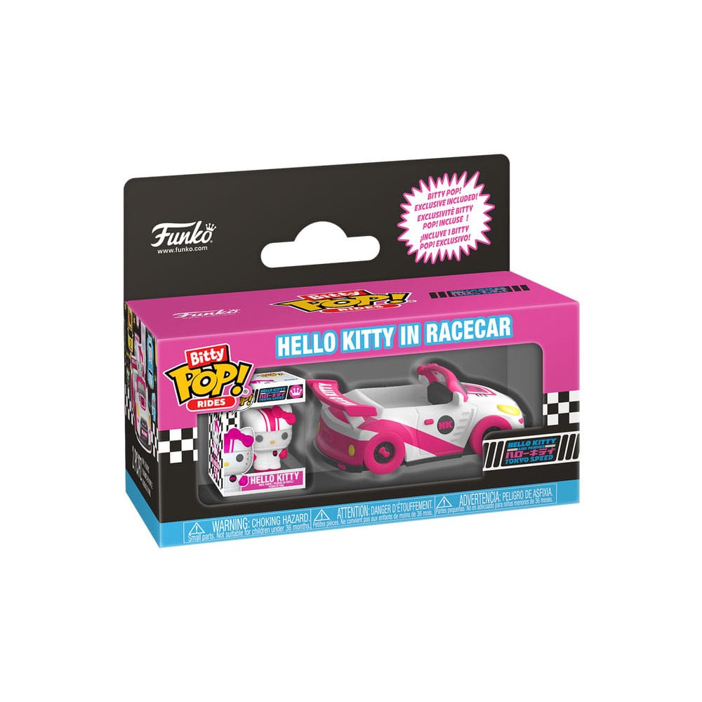 Sanrio Bitty POP! Ride Vinyl figurine Racecar w/HK 2,5 cm