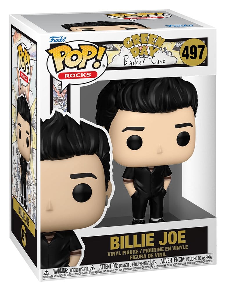 Green Day POP! Rocks Vinyl figurine Billie Joe (Basket Case) 9 cm