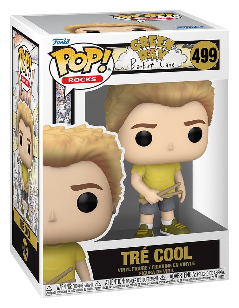 Green Day POP! Rocks Vinyl figurine Tre Cool (Basket Case) 9 cm