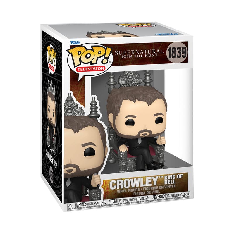 Supernatural POP! Premium Vinyl figurine CrowleyKoH 9 cm