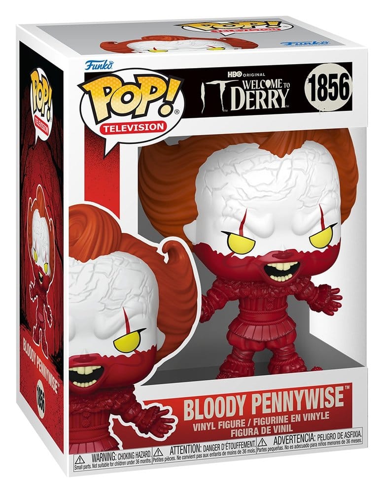 Ça : Bienvenue à Derry POP! Television Vinyl Figurine Bloody Pennywise 9 cm
