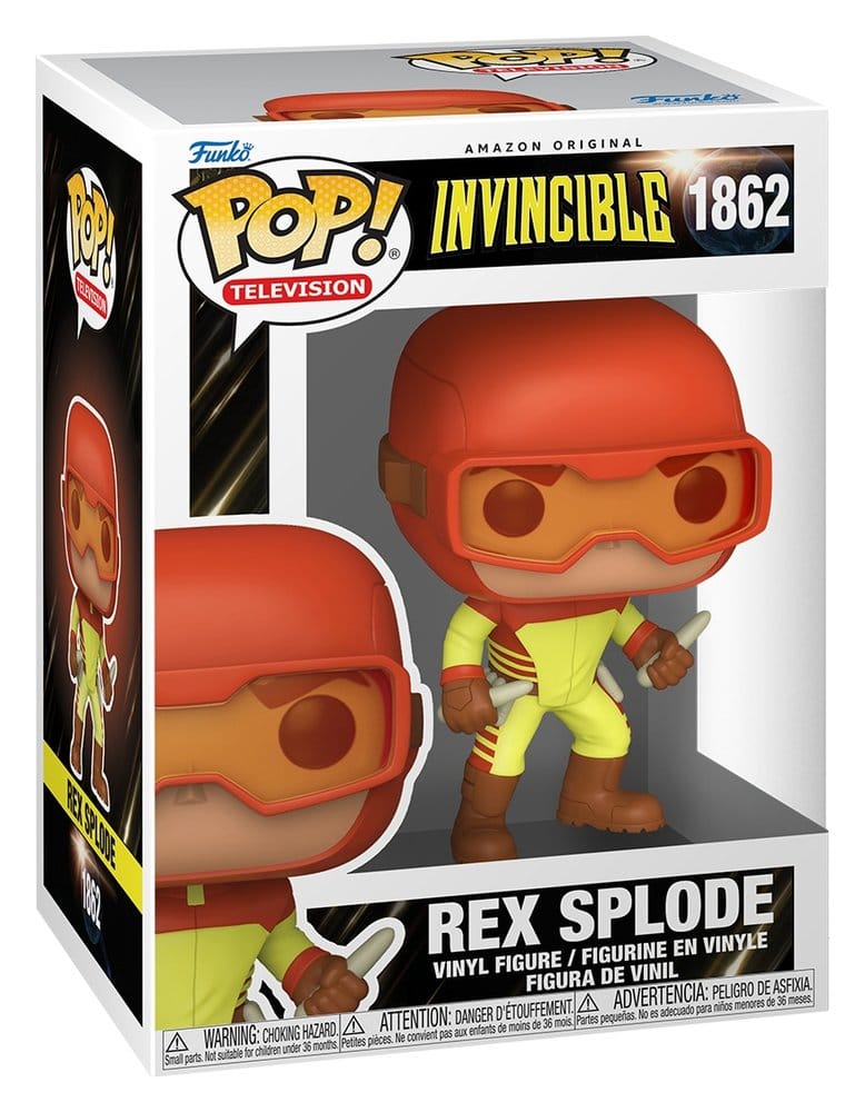 Invincible 2 assortiment POP! Vinyl figurines Rex Splode with Chase 9 cm (6)