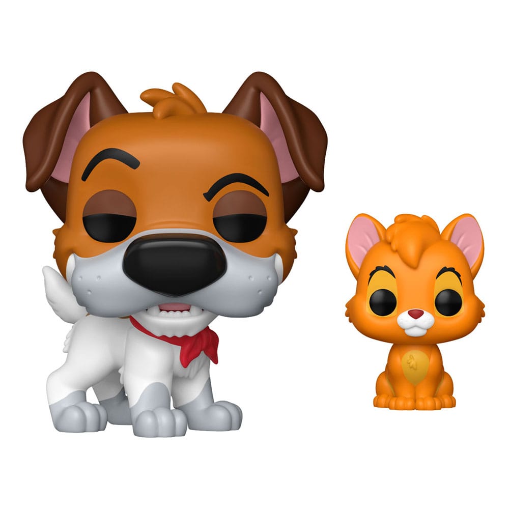 Oliver & Co. assortiment POP!&Buddy Movies Vinyl figurines Dodger w/Oliver w/Chase 9 cm (6)