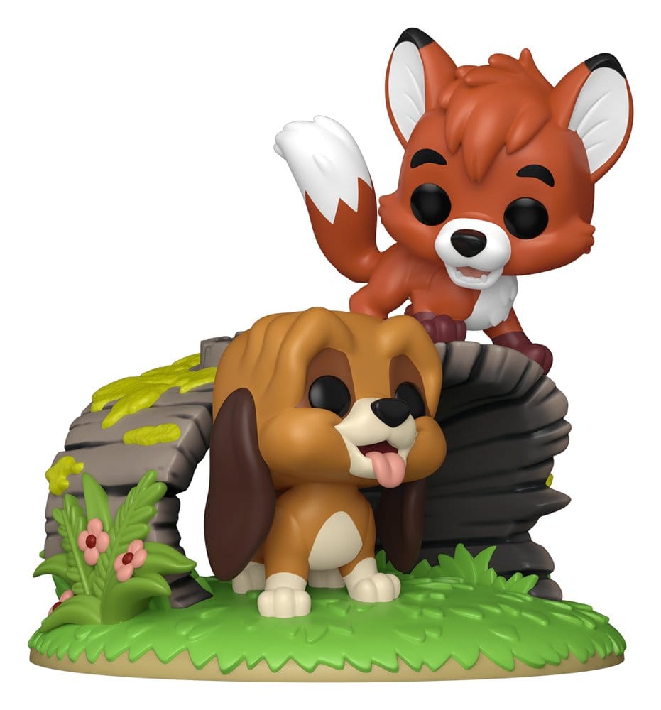 Rox et Rouky POP Moments Vinyl figurines Tod & Copper 9 cm