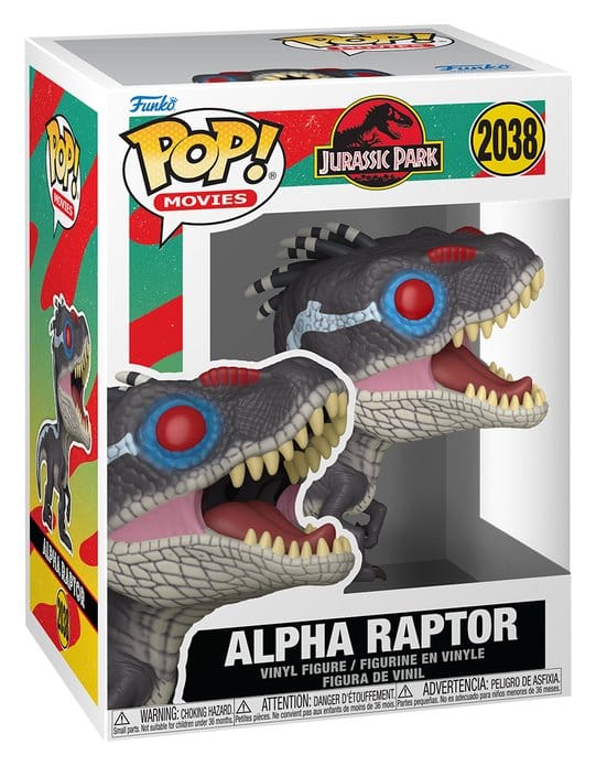 Jurassic Park POP! Movies Vinyl figurine Alpha Raptor 9 cm