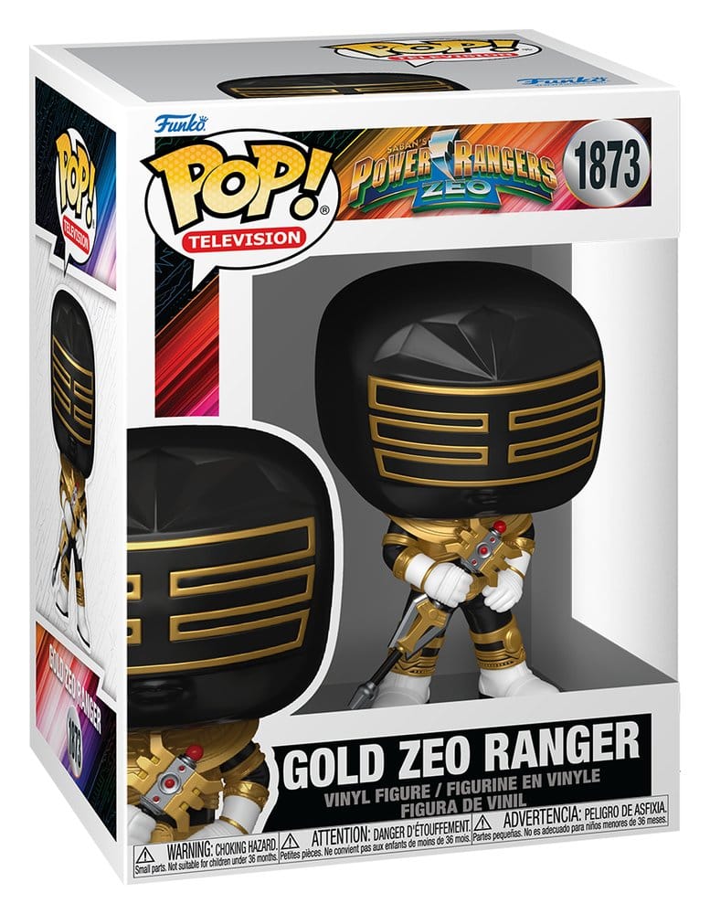Power Rangers Zeo POP! Movies Vinyl figurines Zeo Ranger Gold 9 cm