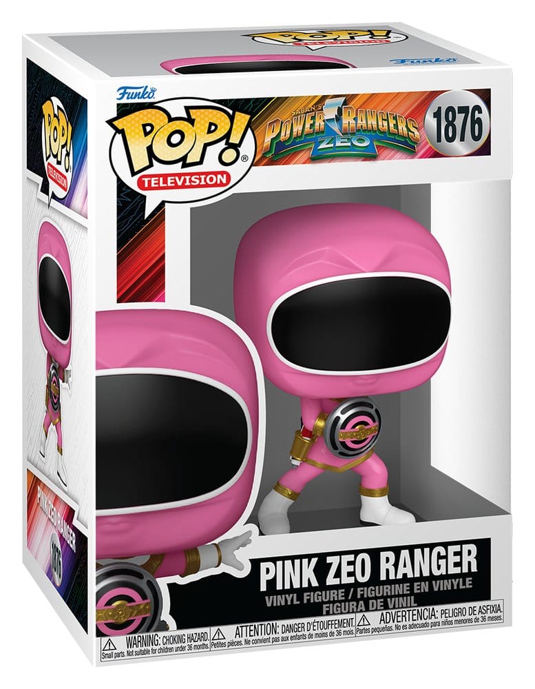 Power Rangers Zeo POP! Movies Vinyl figurines Zeo Ranger Pink 9 cm