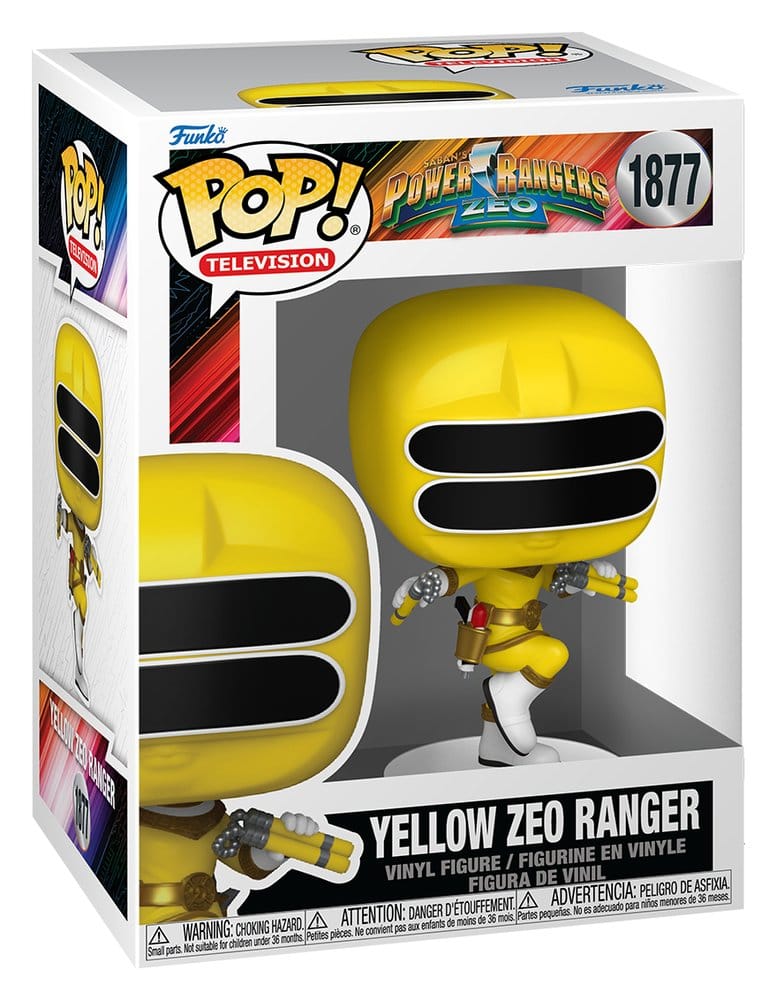 Power Rangers Zeo POP! Movies Vinyl figurines Zeo Ranger Yellow 9 cm