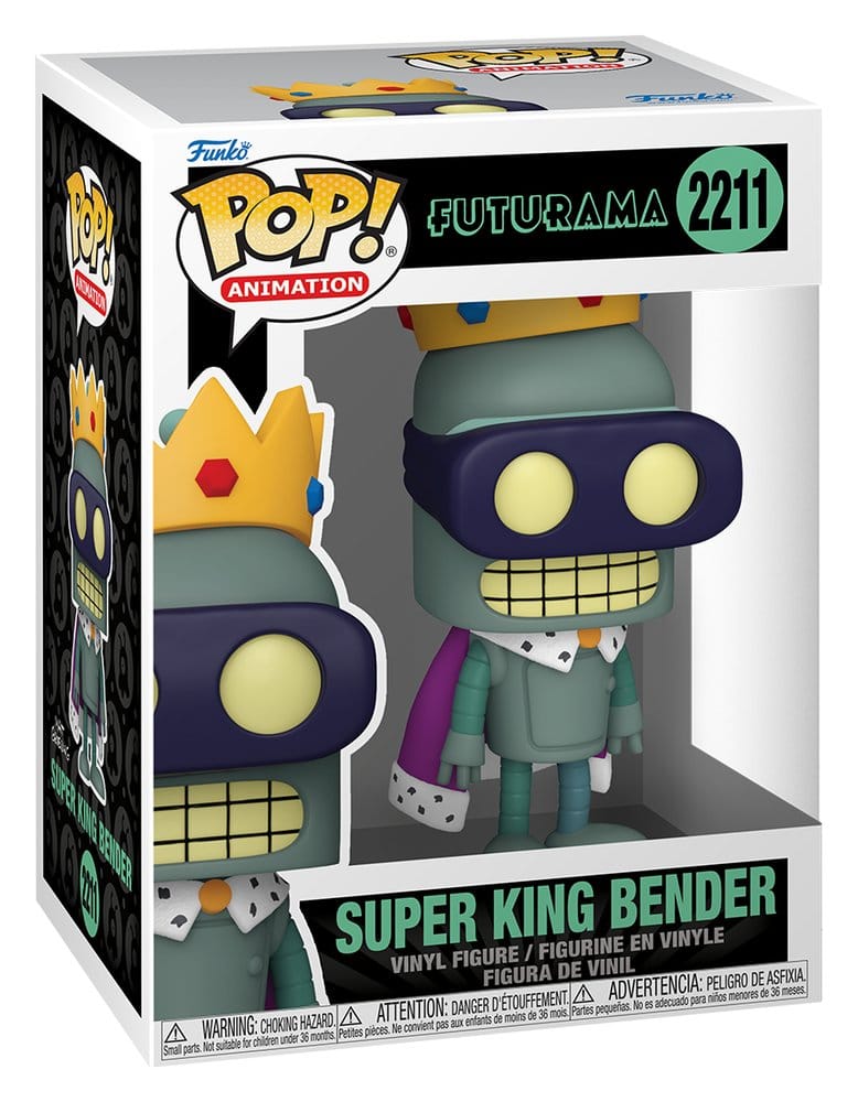 Futurama Pop! Animation Vinyl figurine Super King Bender 9 cm