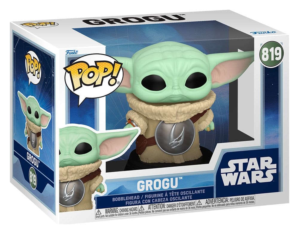 Star Wars: The Mandalorian and Grogu POP! Vinyl figurine Bobble Head Grogu 9 cm