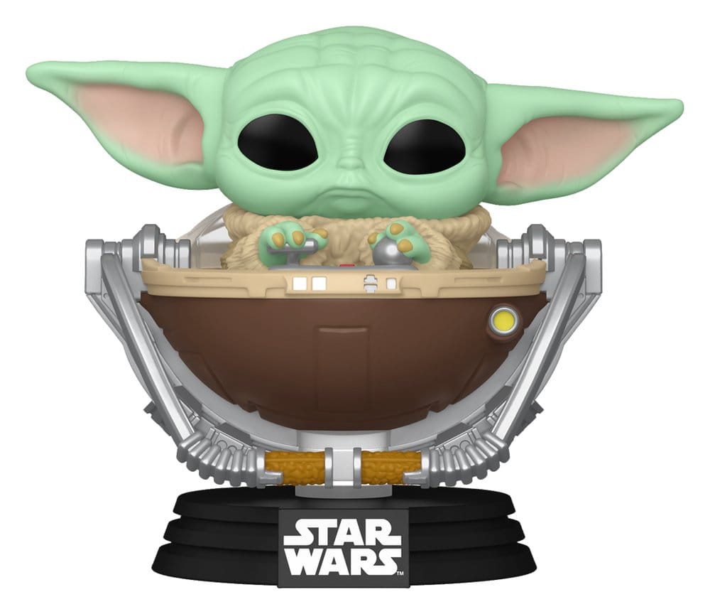 Star Wars: The Mandalorian and Grogu POP! Vinyl figurine Bobble Head Grogu in Pram 9 cm