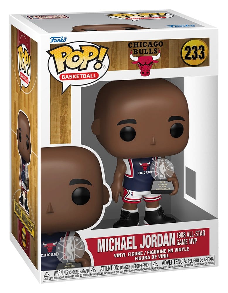 NBA Legends POP! Sports Vinyl Figurine Bulls- Michael Jordan (1998 ASG MVP) 9 cm