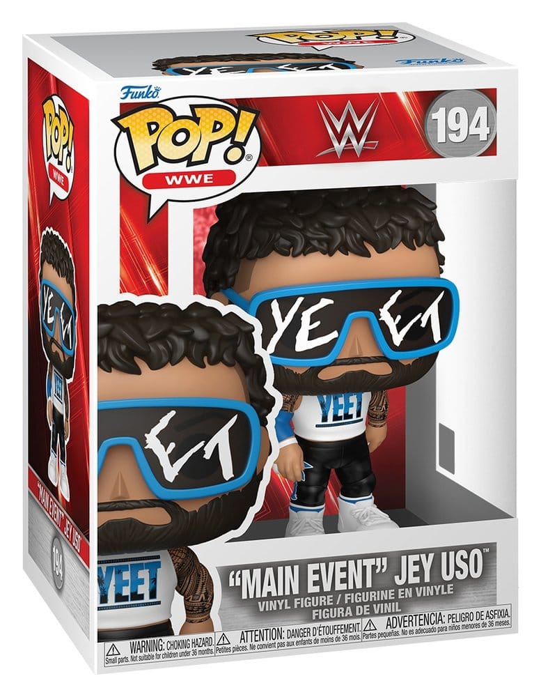 WWE POP! Vinyl figurine "Main Event" Jey Uso 9 cm