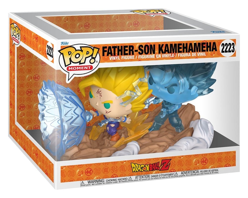 Dragon Ball Z POP Moments Vinyl figurines Father-Son Kamehameha 9 cm