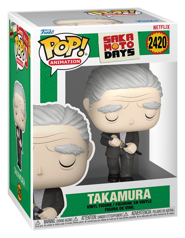 Sakamoto Days POP! Animation Vinyl figurine Takamura 9 cm