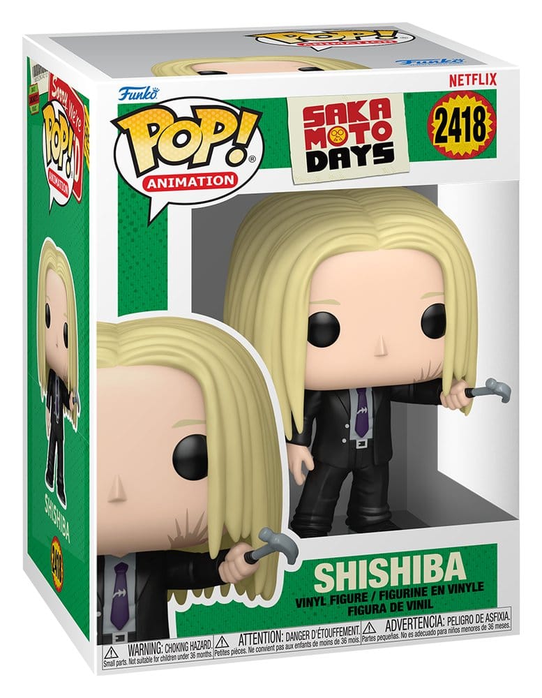 Sakamoto Days POP! Animation Vinyl figurine Shishiba 9 cm