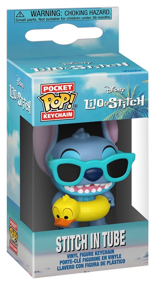 Lilo&Stitch présentoir porte-clés Pocket POP! Tuber Stitch 4 cm (12)