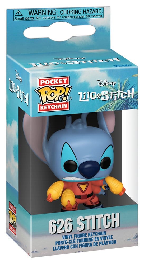 Lilo&Stitch présentoir porte-clés Pocket POP! 626 Stitch 4 cm (12)