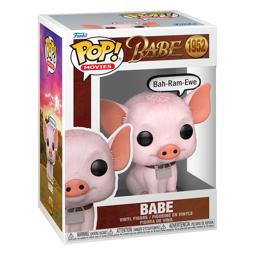 Babe, le cochon devenu berger POP! Movies Vinyl figurine Babe (Bah-Ram-Ewe) 9 cm