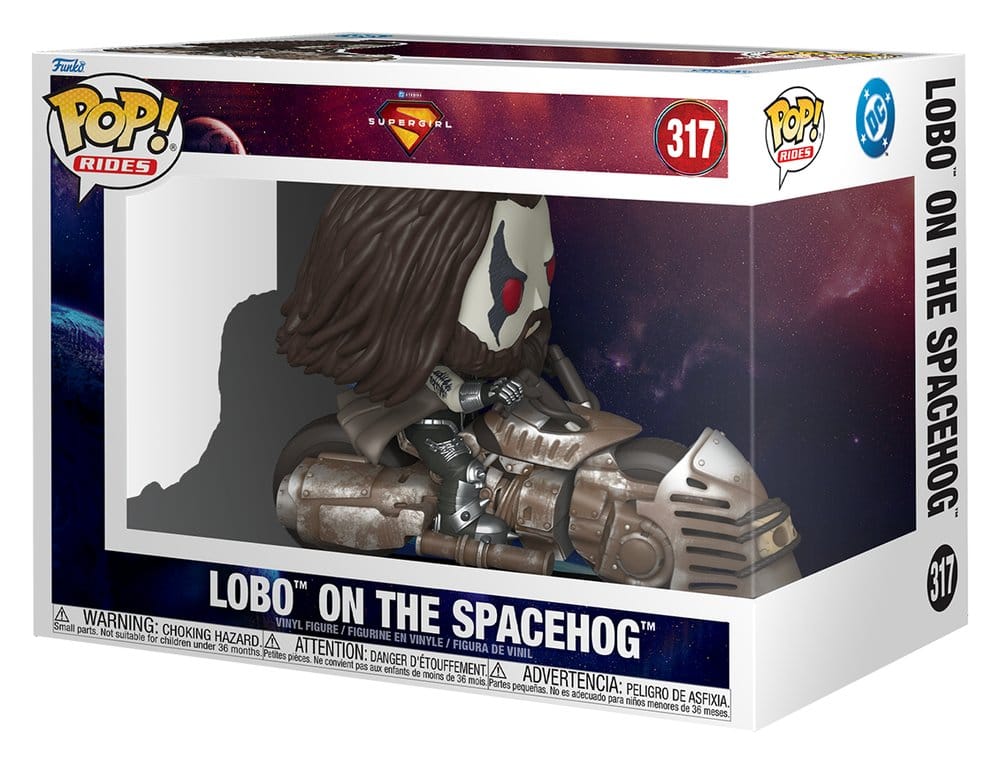 Supergirl (2026) POP! Rides Vinyl figurine Lobo on the Spacehog 15 cm