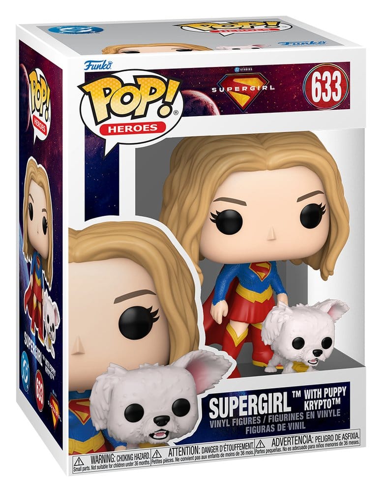 Supergirl (2026) POP! Heroes Vinyl figurine Supergirl with Puppy Krypto 9 cm
