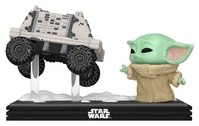 Star Wars: The Mandalorian and Grogu POP! Moment Vinyl figurines Grogu with Polar Mouse Droid 9 cm