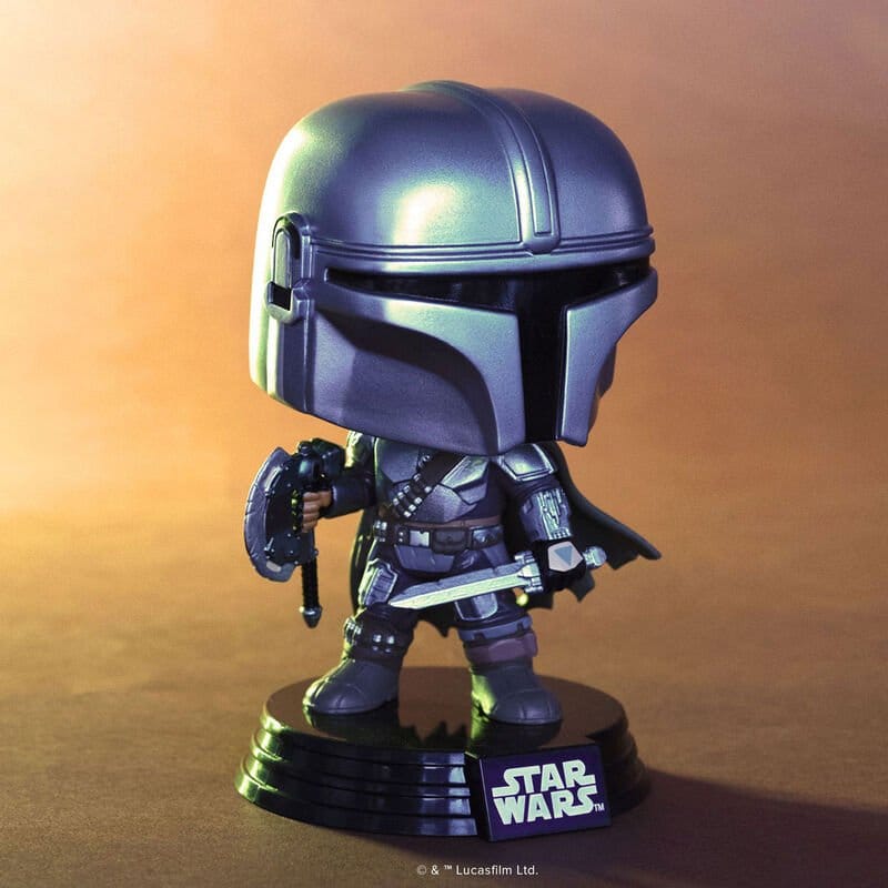 Star Wars: The Mandalorian and Grogu POP! Vinyl figurine The Mandalorian (Dual Wield) 9 cm
