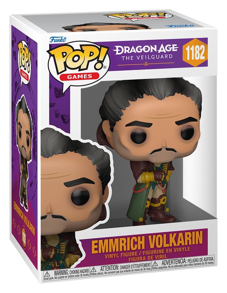 Dragon Age: The Veilguard POP! Games Vinyl Figurine Emmrich Volkarin 9 cm