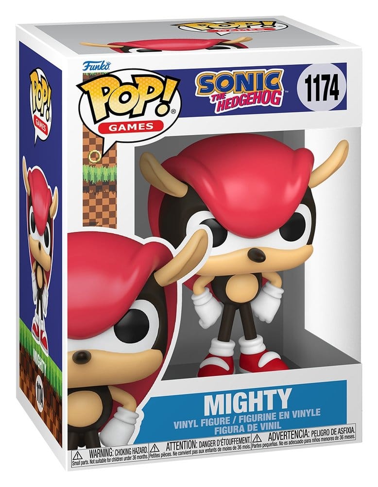 Sonic - The Hedgehog POP! Movies Vinyl figurines Mighty the Armadillo 9 cm