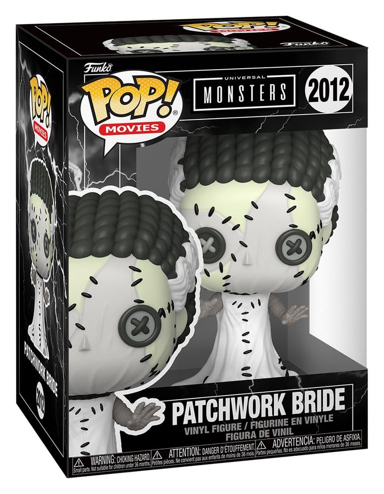 Universal Monsters Patchwork POP! Movies Vinyl figurine Bride of Frankenstein 9 cm