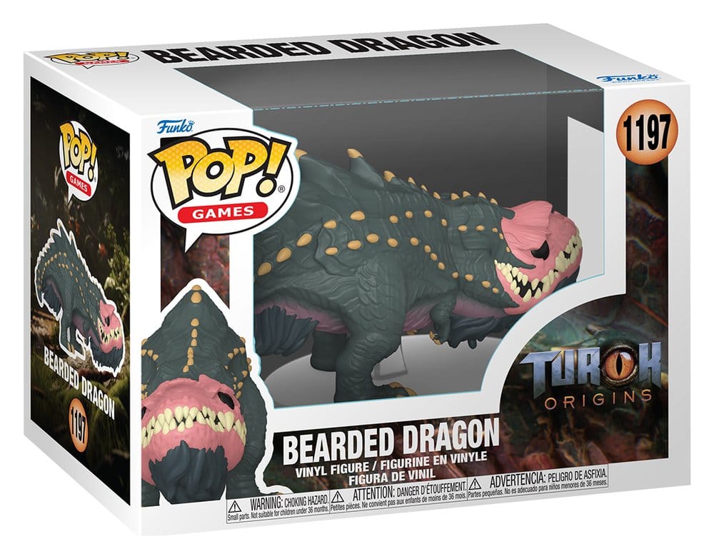 Turok POP! Games Vinyl figurine Bearded Dragon 9 cm