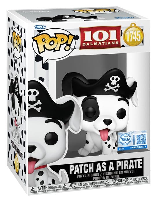 Les 101 Dalmatiens POP! Disney Vinyl figurine Patch (Pirate Costume) 9 cm