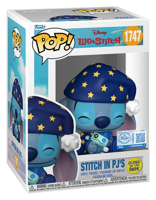 Lilo et Stitch POP! Vinyl Figurine Stitch Starry PJs (GW) 9 cm