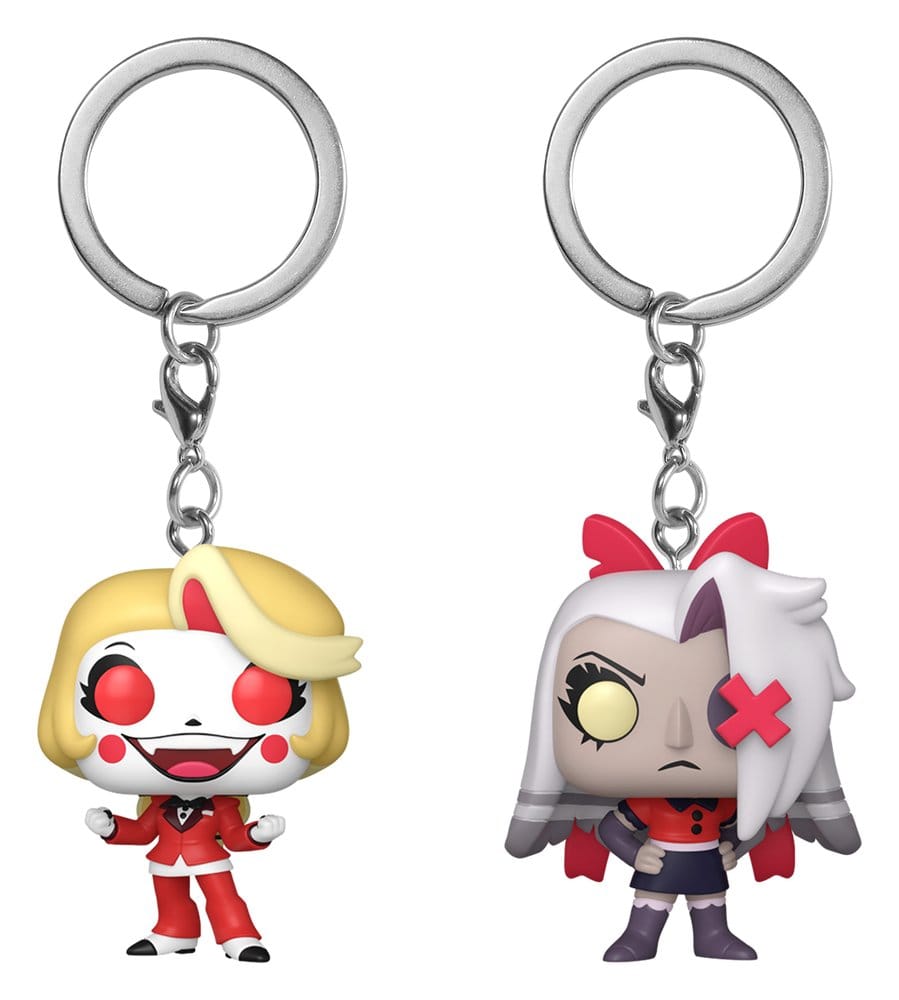 Hazbin Hotel pack 2 porte-clés POP! Vinyl Charlie & Vaggie 4 cm