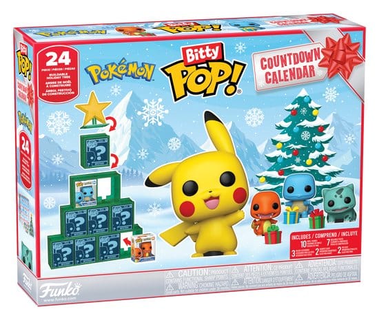 Pokémon Bitty POP! calendrier de l´avent 24 Day Countdown