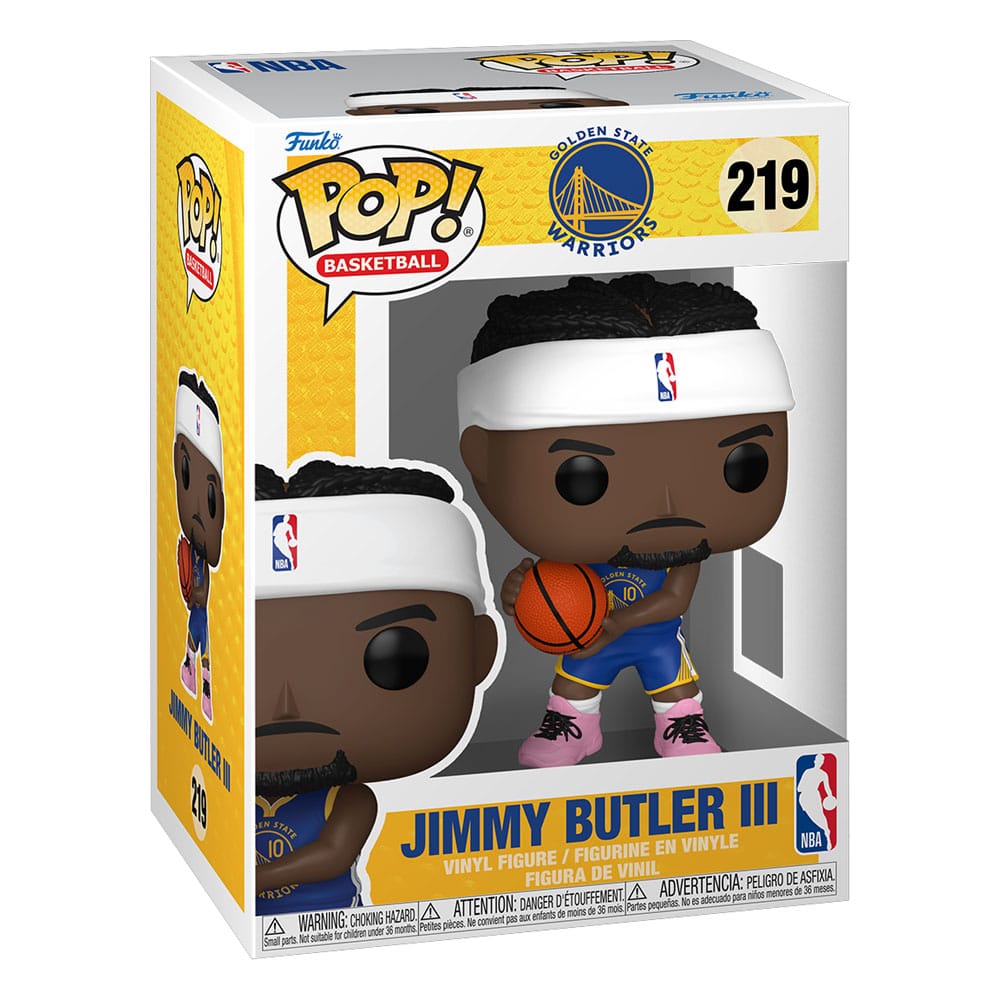 NBA POP! Basketball Vinyl Figurine Golden State Warriors: Jimmy Butler III (2025 Icon Edition Uniform) 9 cm