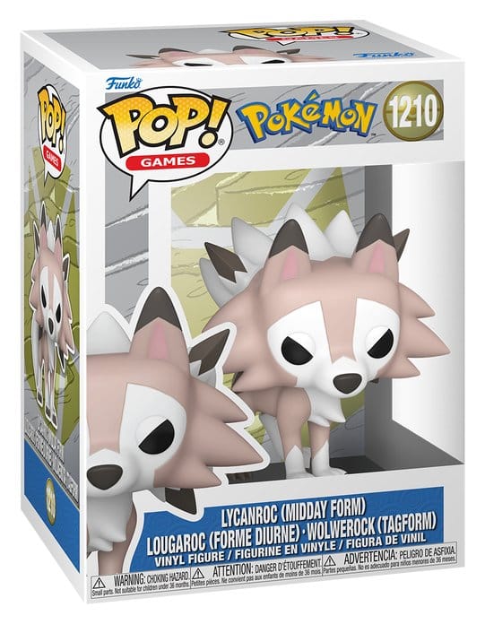 Pokémon POP! Games Vinyl figurine Lycanroc(Midday) 9 cm