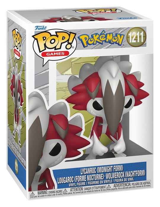 Pokémon POP! Games Vinyl figurine Lycanroc(Midnight) 9 cm