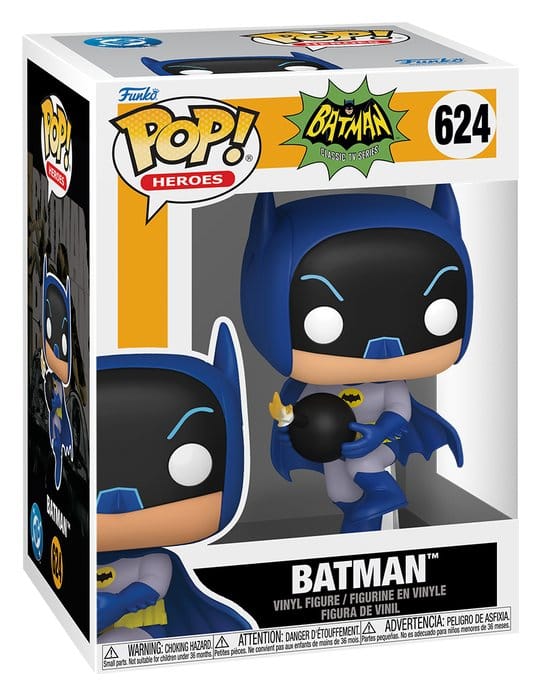 Batman 66 POP! Heroes Vinyl figurine Batman with Bomb 9 cm